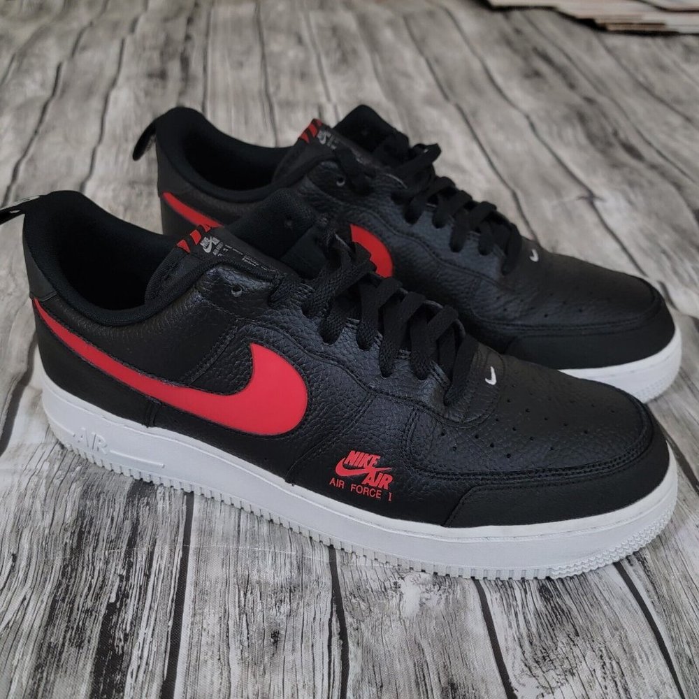Nike Air Force 1 AF1 Utility BRED Black Red CW7579-001 SZ 13